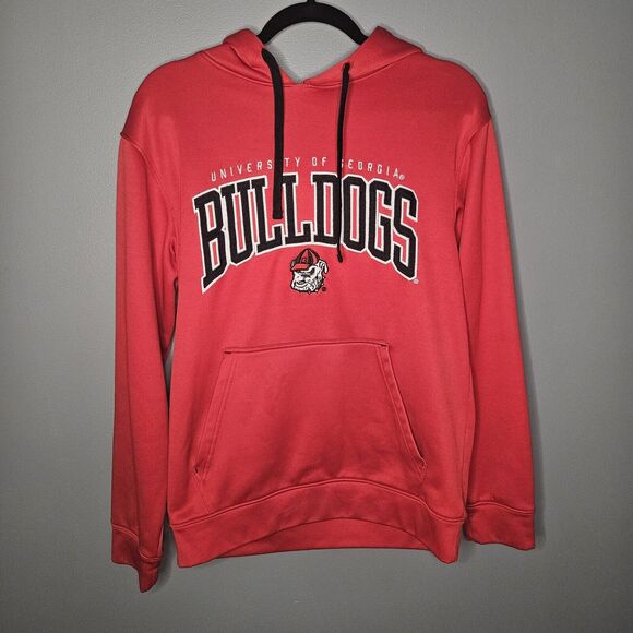 Champion Georgia Bulldogs Long Sleeve Hoodie Sweatshirt Small NCAA Collegiate - Picture 1 of 6